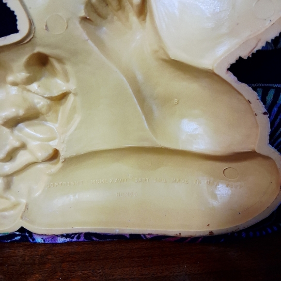 Vintage Homco Wall Hangings Woodland Chipmunk And Raccoon 1977 Dart Plastic - Picture 12 of 16